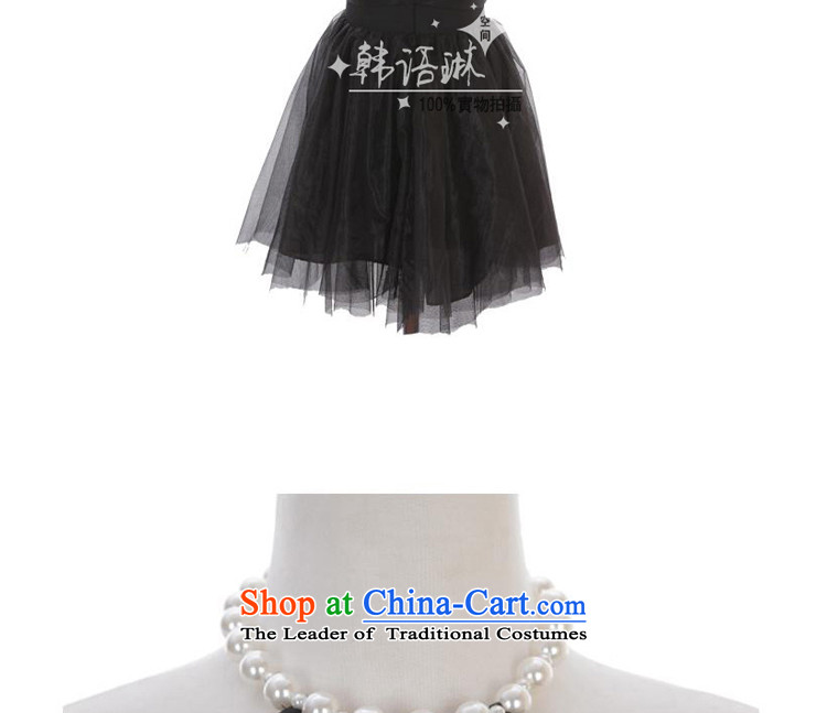 In accordance with the key, 2015 optimized new nightclubs pearl hanging also back princess bon bon gauze small dress dresses black are code pictures, prices, brand platters! The elections are supplied in the national character of distribution, so action, buy now enjoy more preferential! As soon as possible.