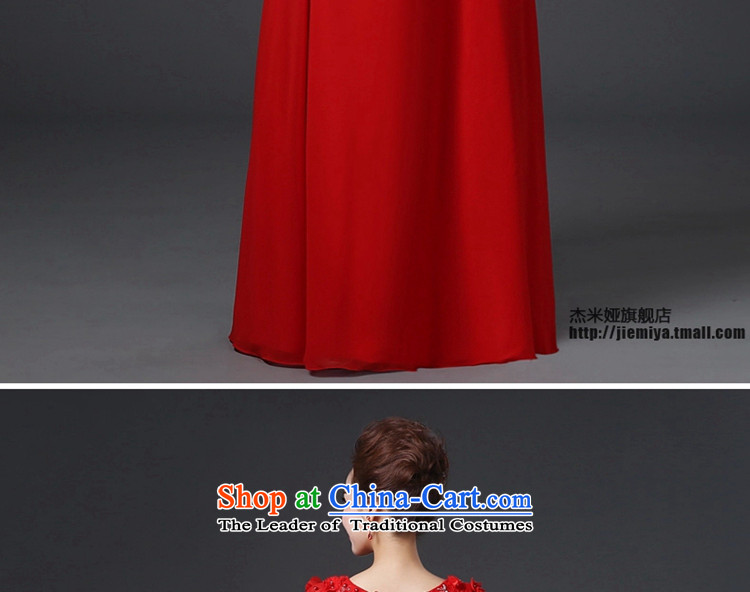 Jie mija long gown 2014 new bride wedding dress red bows services stylish lace wiping the chest long skirt autumn and winter, Red XXL picture, prices, brand platters! The elections are supplied in the national character of distribution, so action, buy now enjoy more preferential! As soon as possible.