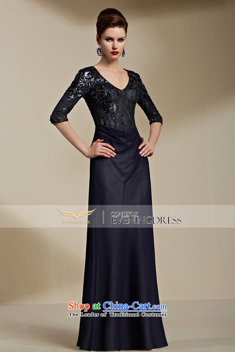 Creative Fox evening dresses 2015 new chief of bows cuff female evening dress Sau San banquet dress skirt model dress long skirt 82119 Sau San blue XXL picture, prices, brand platters! The elections are supplied in the national character of distribution, so action, buy now enjoy more preferential! As soon as possible.