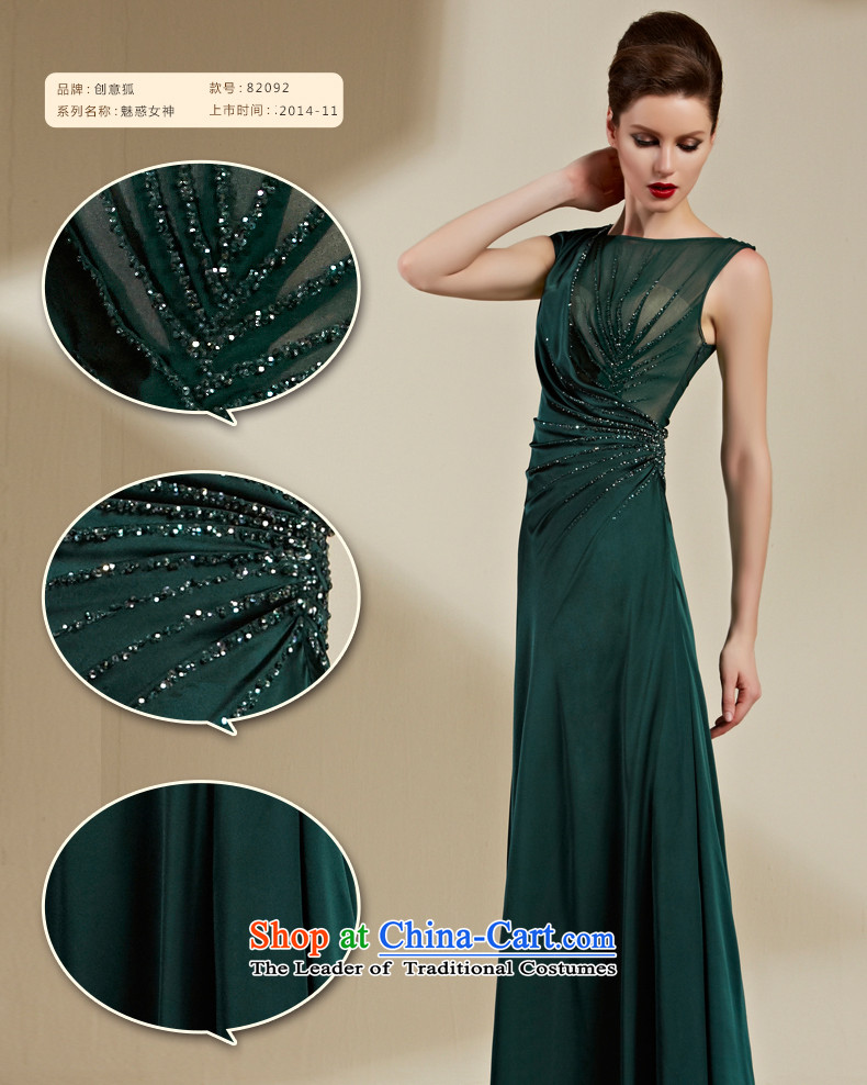 Creative Fox evening dresses 2015 new evening banquet dress diamond long high waist companies under the auspices of the annual dress long skirt bows service 82092 green L picture, prices, brand platters! The elections are supplied in the national character of distribution, so action, buy now enjoy more preferential! As soon as possible.