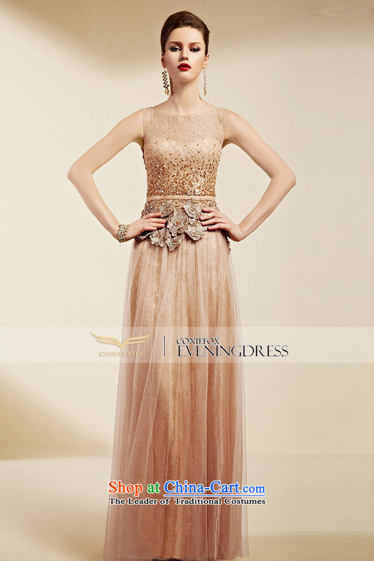 Creative Fox evening dresses 2015 new elegant long shoulders evening dress female banquet dress uniform bridesmaid dresses bows moderator dress 82063 orange XXL picture, prices, brand platters! The elections are supplied in the national character of distribution, so action, buy now enjoy more preferential! As soon as possible.