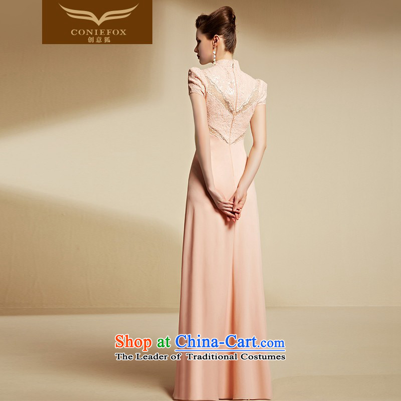Creative Fox evening dresses 2015 new dresses long Sau San evening dress bridesmaid dress pink drink service annual meeting of persons chairing the dress 30811 rose M creative Fox (coniefox) , , , shopping on the Internet