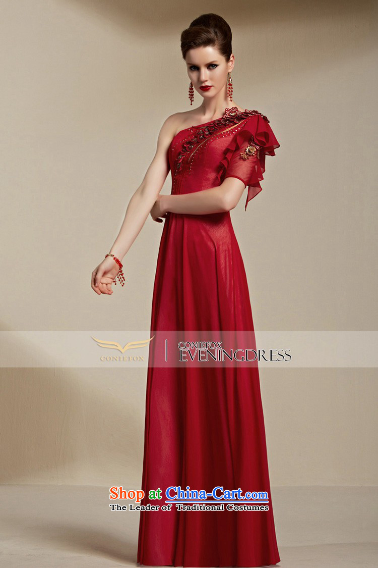 Creative Fox evening dresses 2015 new red bride wedding dress long single shoulder bows services evening dresses evening dress dress 30803 Female Red XL Photo, prices, brand platters! The elections are supplied in the national character of distribution, so action, buy now enjoy more preferential! As soon as possible.