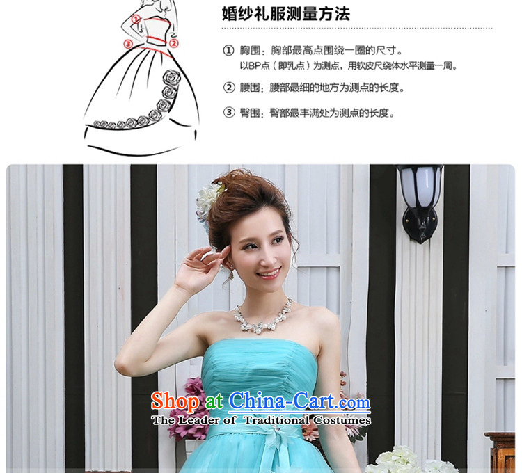 Jie mija wedding dresses new 2015 purple champagne color bon bon skirts and chest in a small blue dress short bridesmaid services skyblue XXL picture, prices, brand platters! The elections are supplied in the national character of distribution, so action, buy now enjoy more preferential! As soon as possible.
