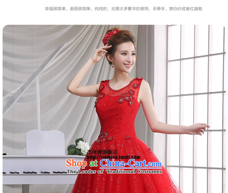 Jie mija wedding dresses 2015 new drink red lace flower service short, shoulders a small white dress bridesmaid Services White XL Photo, prices, brand platters! The elections are supplied in the national character of distribution, so action, buy now enjoy more preferential! As soon as possible.