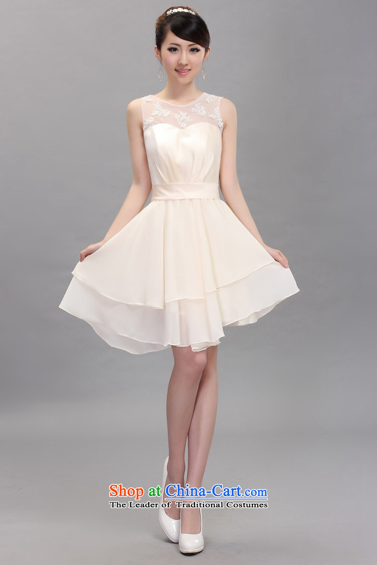 Ishan goods and sexy female champagne color asymmetric dress star small dress bride bridesmaid marriage bows services champagne color L picture, prices, brand platters! The elections are supplied in the national character of distribution, so action, buy now enjoy more preferential! As soon as possible.