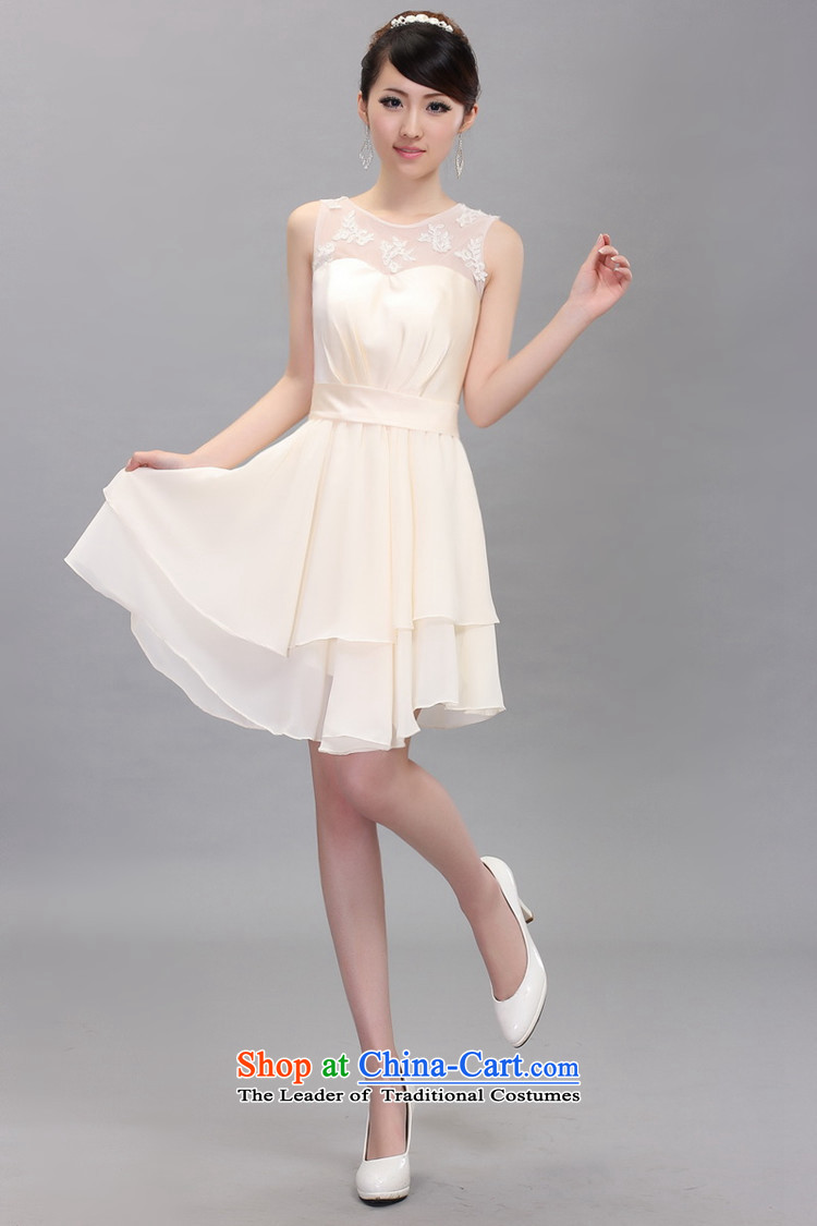 Ishan goods and sexy female champagne color asymmetric dress star small dress bride bridesmaid marriage bows services champagne color L picture, prices, brand platters! The elections are supplied in the national character of distribution, so action, buy now enjoy more preferential! As soon as possible.