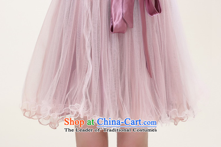 Ishan goods women marry bridesmaid bride bows short of evening dresses on chip lace bon bon skirt small dress with a light purple XXL picture, prices, brand platters! The elections are supplied in the national character of distribution, so action, buy now enjoy more preferential! As soon as possible.