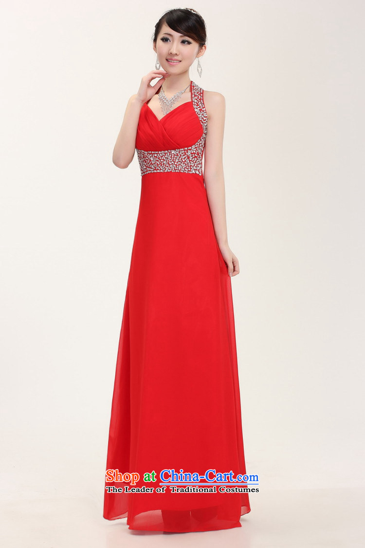 Naoji a 2015 winter new long-history banquet dress girl gathering back evening dress uniform dh7180 red XXL toasting champagne picture, prices, brand platters! The elections are supplied in the national character of distribution, so action, buy now enjoy more preferential! As soon as possible.