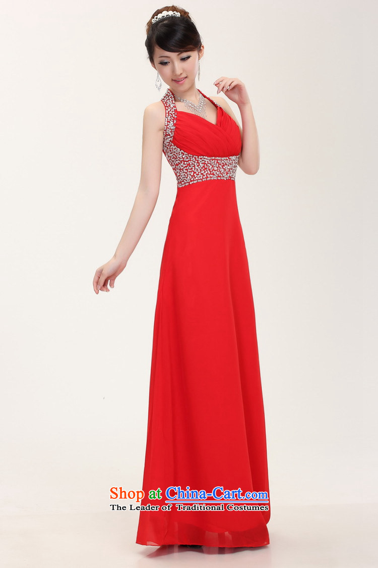 Naoji a 2015 winter new long-history banquet dress girl gathering back evening dress uniform dh7180 red XXL toasting champagne picture, prices, brand platters! The elections are supplied in the national character of distribution, so action, buy now enjoy more preferential! As soon as possible.