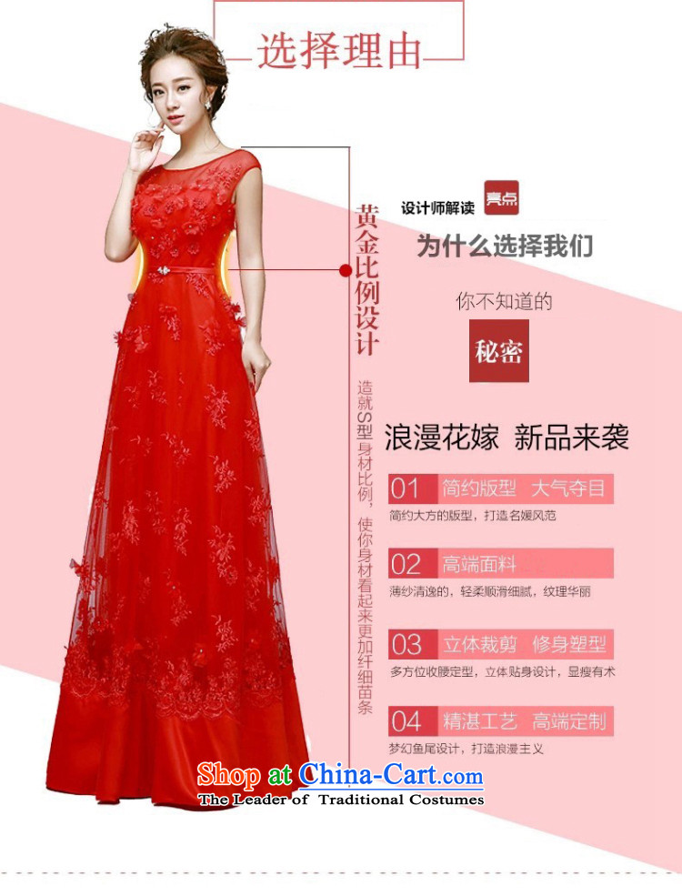 The leading edge of the Red marriage day wedding dresses new bride toasting champagne 2015 annual service banquet dinner dress RED M 2.0 ft 8,019 ex waist picture, prices, brand platters! The elections are supplied in the national character of distribution, so action, buy now enjoy more preferential! As soon as possible.