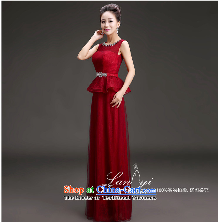 In the spring of 2015, Friends New evening dress the word shoulder graphics thin marriage bows services under the auspices of Korean performances banquet dresses, wine red quality assurance to contact customer service fee as the supplement picture, prices, brand platters! The elections are supplied in the national character of distribution, so action, buy now enjoy more preferential! As soon as possible.