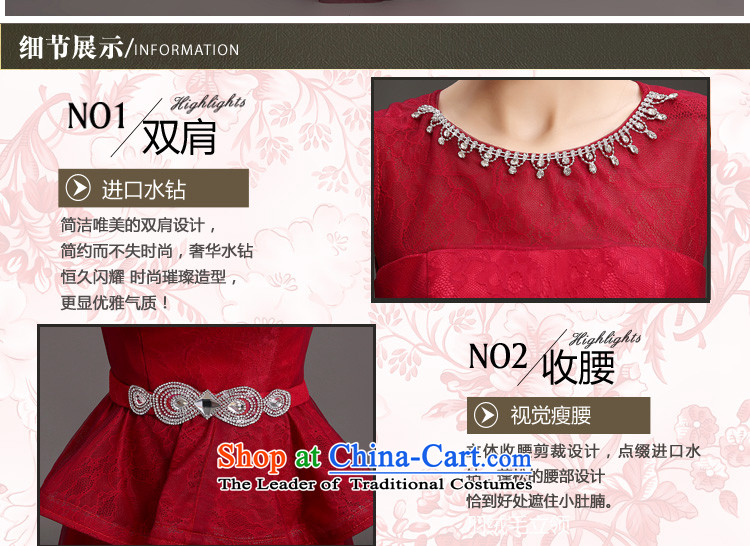 In the spring of 2015, Friends New evening dress the word shoulder graphics thin marriage bows services under the auspices of Korean performances banquet dresses, wine red quality assurance to contact customer service fee as the supplement picture, prices, brand platters! The elections are supplied in the national character of distribution, so action, buy now enjoy more preferential! As soon as possible.