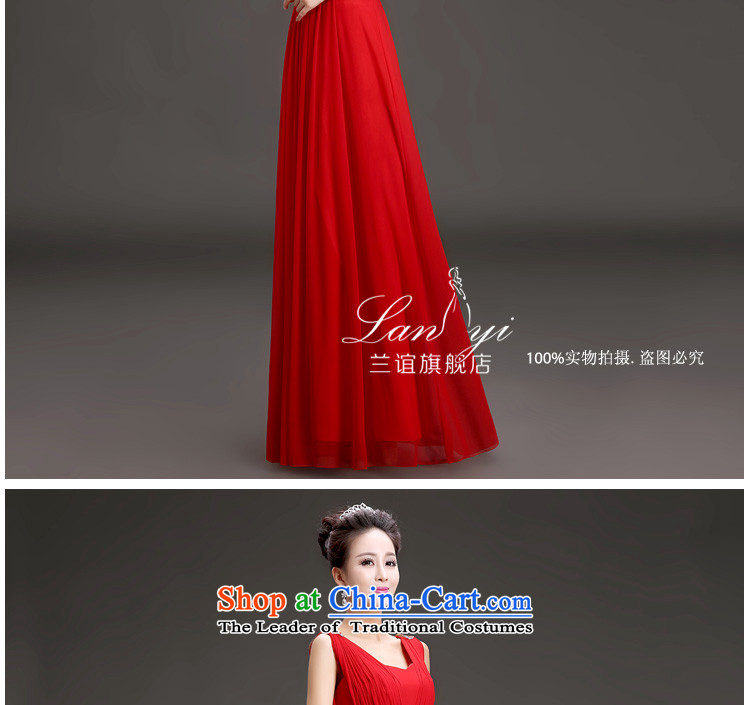 In the spring of 2015, Friends new bride bows dress Korea version thin shoulders evening dress banquet will preside over the red XL 2.2 feet pictures code waistline, prices, brand platters! The elections are supplied in the national character of distribution, so action, buy now enjoy more preferential! As soon as possible.