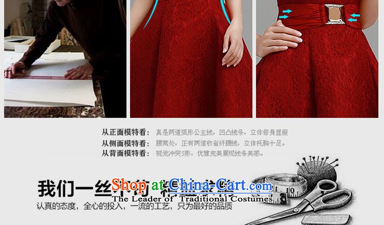 The new 2015 International Friendship small dress bride evening dresses marriage bridesmaid services upscale short, wine red lace bows to Blue M pictures, prices, brand platters! The elections are supplied in the national character of distribution, so action, buy now enjoy more preferential! As soon as possible.