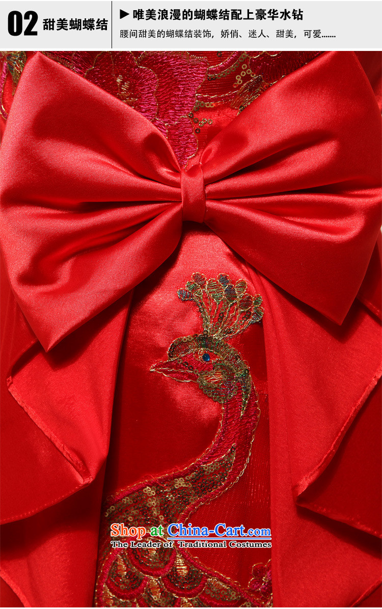 Naoji a 2014 new pregnant women married long qipao bride services XS6619 bows red S picture, prices, brand platters! The elections are supplied in the national character of distribution, so action, buy now enjoy more preferential! As soon as possible.
