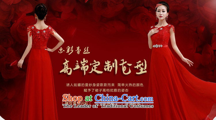 The new 2015 International Friendship wedding dresses red long gown marriages a shoulder dress Field Services Red S pictures transmitted, prices, brand platters! The elections are supplied in the national character of distribution, so action, buy now enjoy more preferential! As soon as possible.