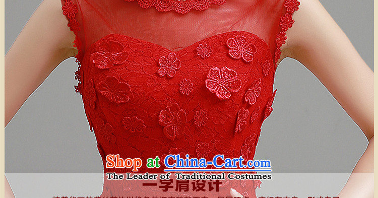 The new 2015 International Friendship a field, a small red shoulder short dress bride bows services lace short skirt bridesmaid services red S picture, prices, brand platters! The elections are supplied in the national character of distribution, so action, buy now enjoy more preferential! As soon as possible.