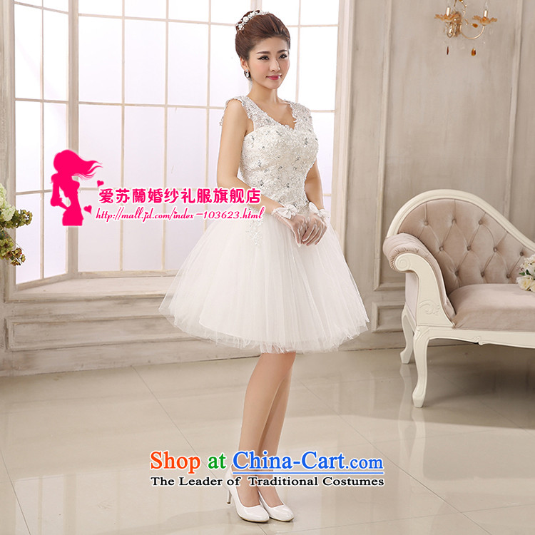 The new short dress shoulders with lace dress bride short of dress bridal dresses small wedding dresses bridesmaid simple White XXL picture, prices, brand platters! The elections are supplied in the national character of distribution, so action, buy now enjoy more preferential! As soon as possible.