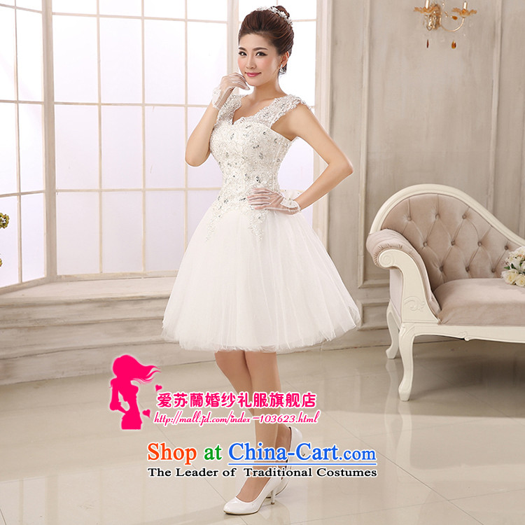 The new short dress shoulders with lace dress bride short of dress bridal dresses small wedding dresses bridesmaid simple White XXL picture, prices, brand platters! The elections are supplied in the national character of distribution, so action, buy now enjoy more preferential! As soon as possible.