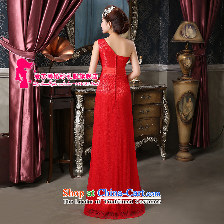New dresses evening dresses shoulder dress upscale lace crowsfoot dress bride bridesmaid dress 2015 new dresses red XL Photo, prices, brand platters! The elections are supplied in the national character of distribution, so action, buy now enjoy more preferential! As soon as possible.