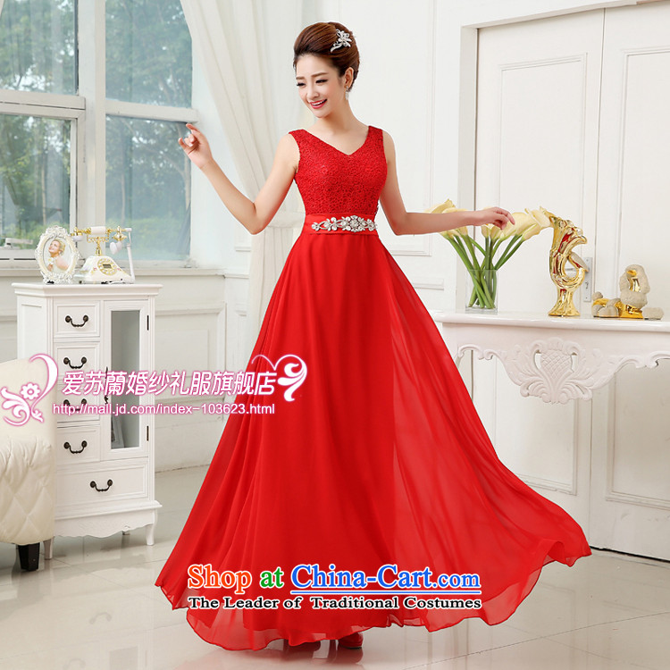 2015 new wedding dress shoulders sweet style in kind to take quality assurance best-selling popular dress red S picture, prices, brand platters! The elections are supplied in the national character of distribution, so action, buy now enjoy more preferential! As soon as possible.