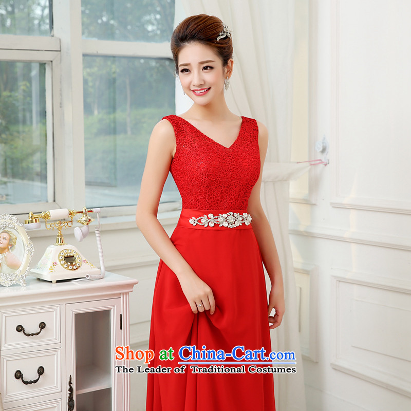 2015 new wedding dress shoulders sweet style in kind to take quality assurance best-selling popular dress red S love Su-lan , , , shopping on the Internet
