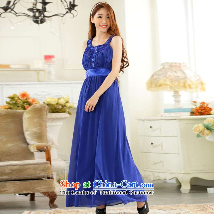 The end of the light (QM) Kampala shoulder hand nailed on the Pearl River delta drilling-long gown chiffon dresses JK9627C-1 BLUE XXL picture, prices, brand platters! The elections are supplied in the national character of distribution, so action, buy now enjoy more preferential! As soon as possible.