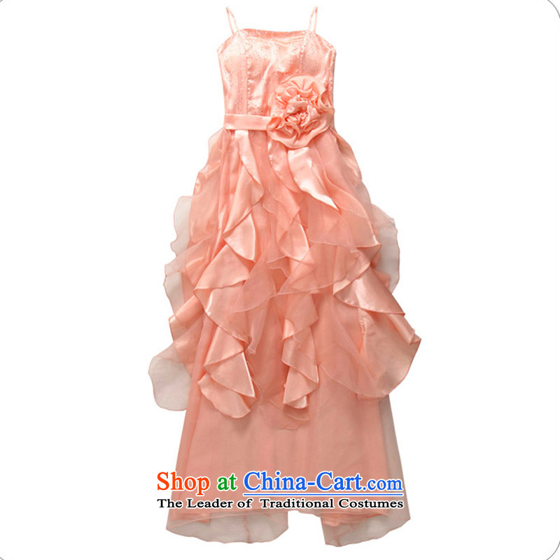158 stylish and the annual meeting of the Evening Show Services nightclubs skirt Top Loin of Princess skirt on the lifting strap is long drink large video bride thin evening dresses dresses pink XXL suitable for 135-155, 158 and shopping on the Internet has been pressed.