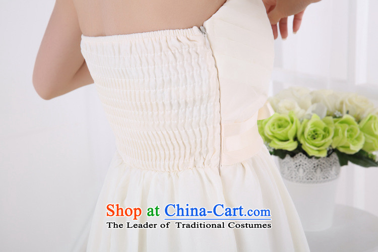 2015 bridesmaid Dress Short, sister mission team performance ceremonial evening wiping the breast height waist Korea Sau San chiffon dress code  F pictures are purple, prices, brand platters! The elections are supplied in the national character of distribution, so action, buy now enjoy more preferential! As soon as possible.