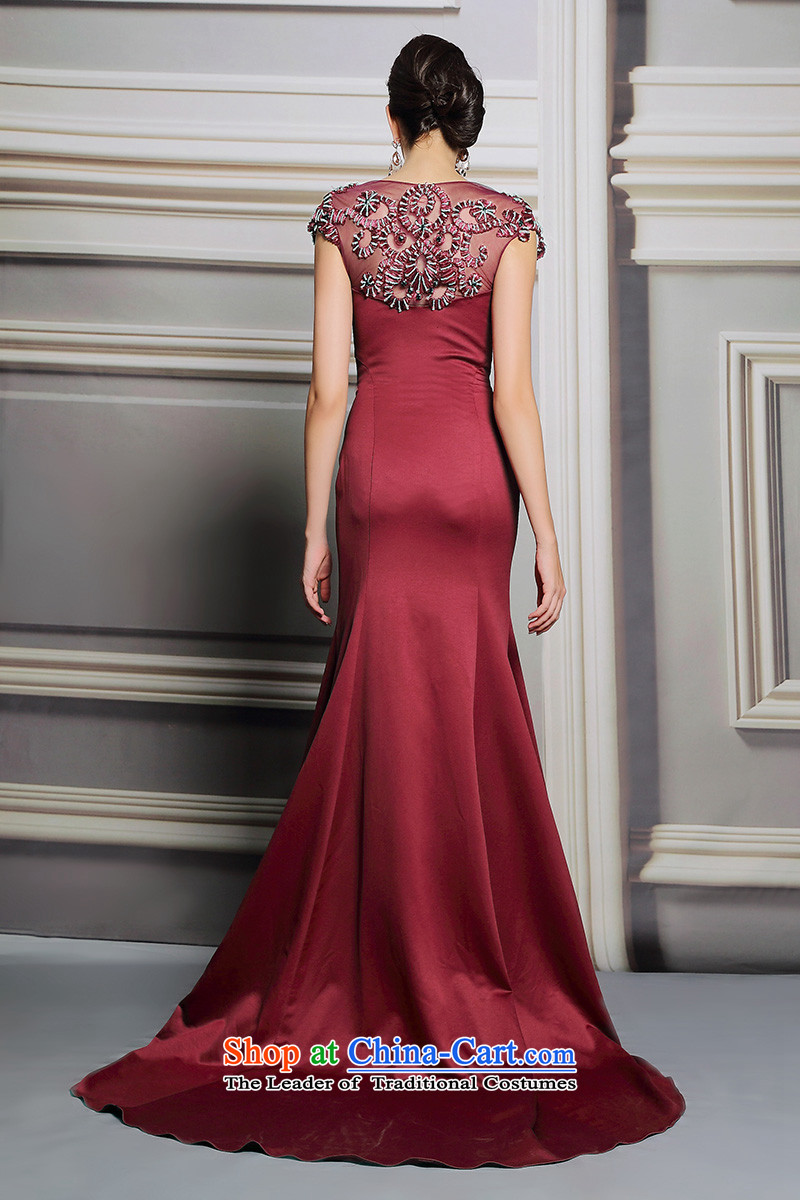 Doris Qi Europe long tail dress stylish red v-neck and sexy party evening picture color S pictures 31,190, prices, brand platters! The elections are supplied in the national character of distribution, so action, buy now enjoy more preferential! As soon as possible.
