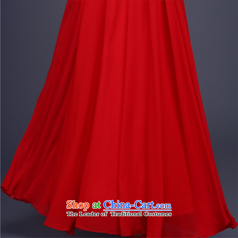 The Republika Srpska divas red bows services bride dresses and chest dress long wedding dress bows services marriages banquet red patterned bows services and chest L ), the Republika Srpska to the necklace earrings divas (pnessa) , , , shopping on the Internet