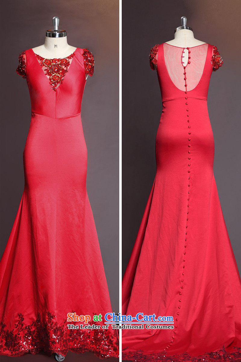 Doris Qi Red drag to wedding dress Bridal Services pictures transmitted color L picture, prices, brand platters! The elections are supplied in the national character of distribution, so action, buy now enjoy more preferential! As soon as possible.