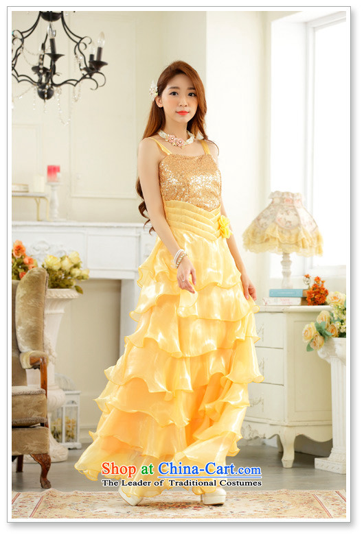 The spring and summer of 2015 New Jk2.yy) annual meeting under the auspices of the Exhibition Dance long evening dresses and red bows to the strap dresses yellow 3XL around 922.747 recommendation 175 pictures, prices, brand platters! The elections are supplied in the national character of distribution, so action, buy now enjoy more preferential! As soon as possible.