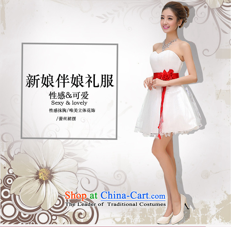 Kaki-hi-won The Princess Bride flowers anointed chest wedding dresses bridesmaid to serve the new 2015 autumn and winter X018 RED XS picture, prices, brand platters! The elections are supplied in the national character of distribution, so action, buy now enjoy more preferential! As soon as possible.