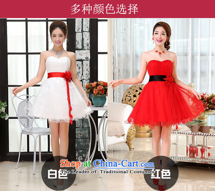Kaki-hi-won The Princess Bride flowers anointed chest wedding dresses bridesmaid to serve the new 2015 autumn and winter X018 RED XS picture, prices, brand platters! The elections are supplied in the national character of distribution, so action, buy now enjoy more preferential! As soon as possible.