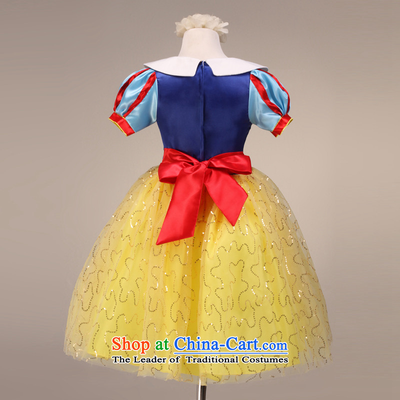 Mslover fairy tale snow white short-sleeved Princess Royal Children dance performances to skirt dress Flower Girls skirt on-chip 12-FD130601 code (3-7 Day Shipping, Scheduled, Lisa (MSLOVER) , , , shopping on the Internet