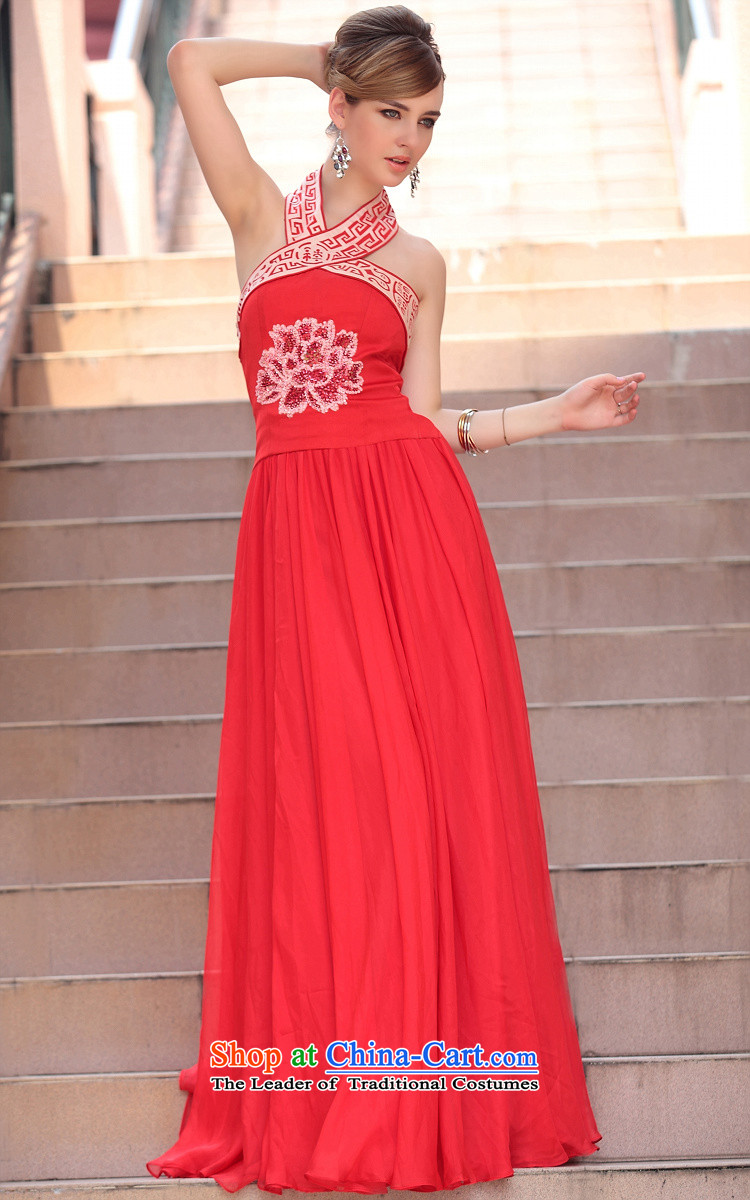 Doris Qi red wall also bride evening dresses bridesmaid Zhanghua, western dress bows 30623 Red XXL picture, prices, brand platters! The elections are supplied in the national character of distribution, so action, buy now enjoy more preferential! As soon as possible.