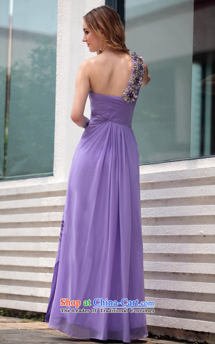 Doris Qi purple reception banquet bride bridesmaid evening dress western dress 30657 purple L picture, prices, brand platters! The elections are supplied in the national character of distribution, so action, buy now enjoy more preferential! As soon as possible.