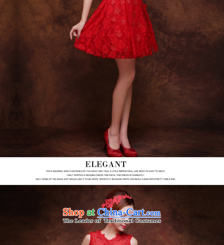However Service 201 stylish new bride winter lace shoulders bows services red, banquet evening dresses female red XXL(72 Sau San-hour) Picture, prices, brand platters! The elections are supplied in the national character of distribution, so action, buy now enjoy more preferential! As soon as possible.