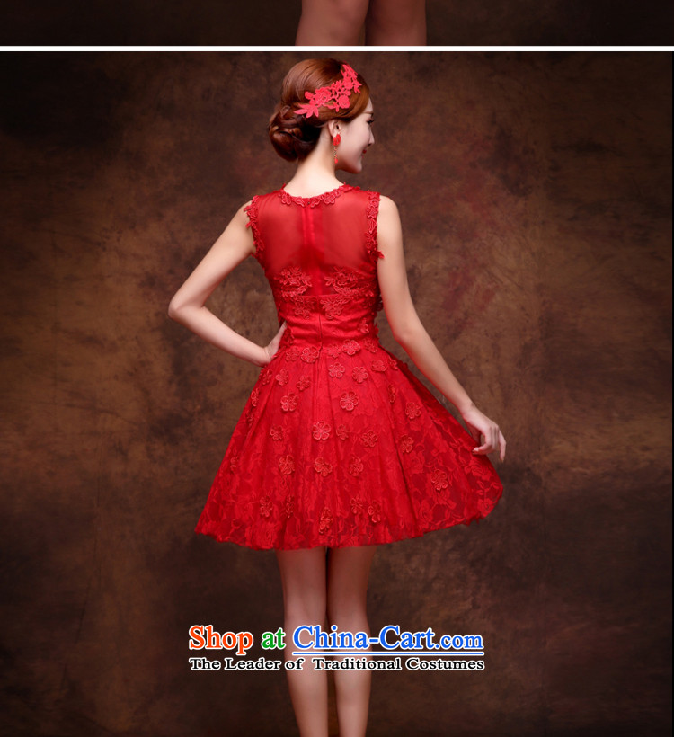 However Service 201 stylish new bride winter lace shoulders bows services red, banquet evening dresses female red XXL(72 Sau San-hour) Picture, prices, brand platters! The elections are supplied in the national character of distribution, so action, buy now enjoy more preferential! As soon as possible.