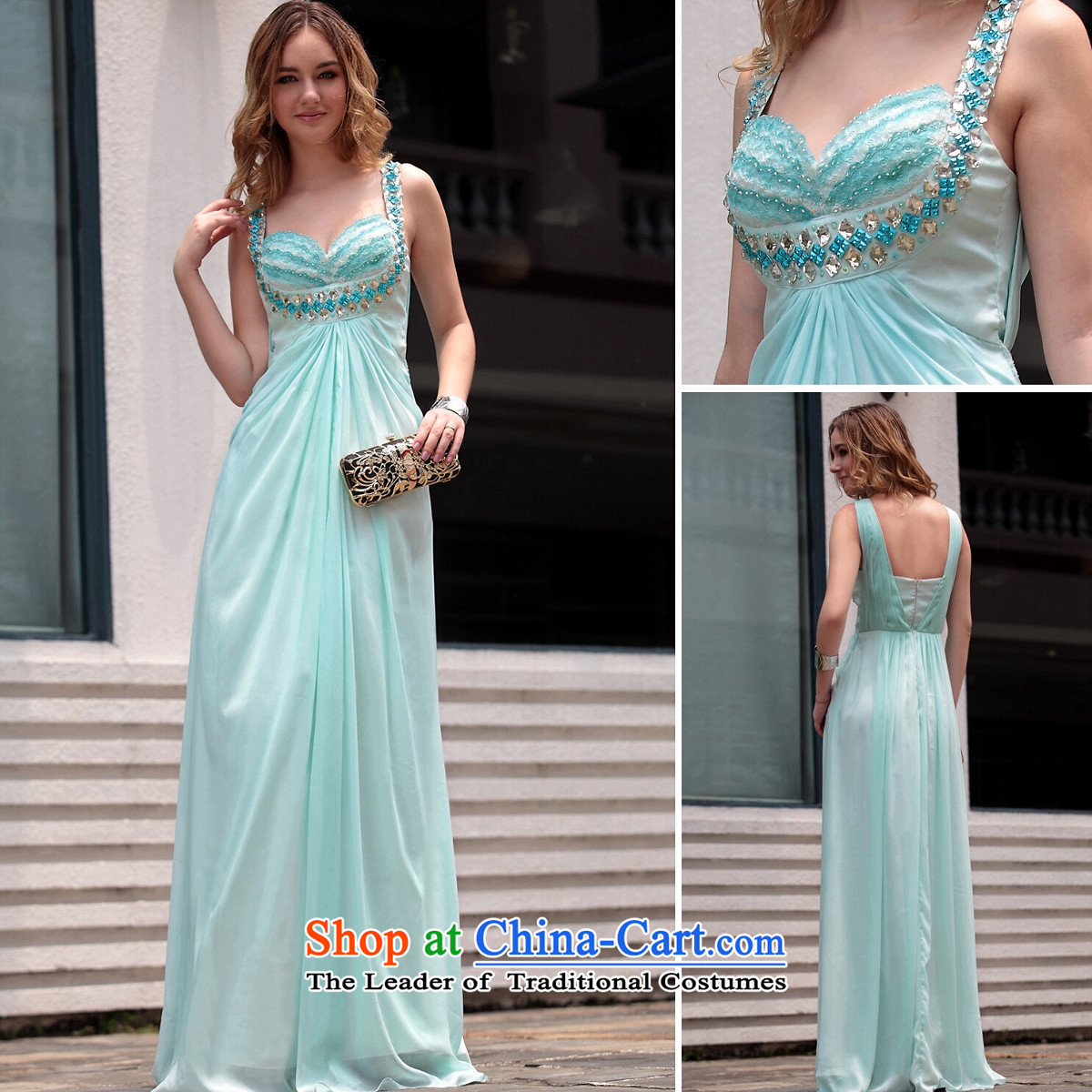 Doris Qi evening night ceremony were 306.62 toasting champagne evening dress bridesmaid to Europe and the light blue XL Photo, prices, brand platters! The elections are supplied in the national character of distribution, so action, buy now enjoy more preferential! As soon as possible.