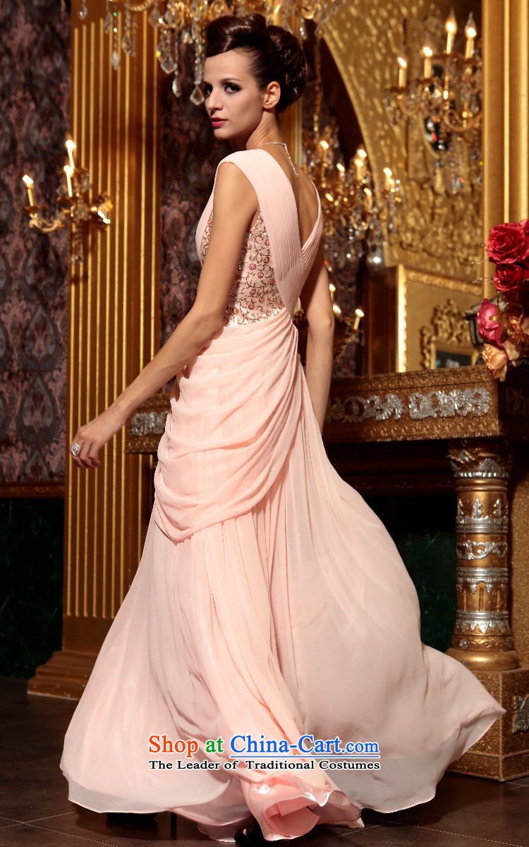 Doris Qi pale pink large Sau San long reception bows dress marriage evening dresses pink XL Photo, prices, brand platters! The elections are supplied in the national character of distribution, so action, buy now enjoy more preferential! As soon as possible.