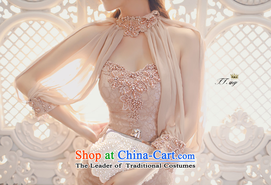 Yuk-chun, 2015 watt bride evening dresses bridesmaid dress luxury nail pearl crowsfoot suits long skirt 3050 and pink A M to large pictures, prices, brand platters! The elections are supplied in the national character of distribution, so action, buy now enjoy more preferential! As soon as possible.
