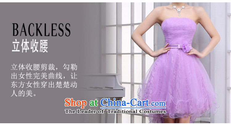 Winter bridesmaid small banquet Dress Suit 2015 new purple short) bridesmaid mission sister skirt annual light purple A of the dresses shoulder T14009 XXL( video thin dress) Picture, prices, brand platters! The elections are supplied in the national character of distribution, so action, buy now enjoy more preferential! As soon as possible.