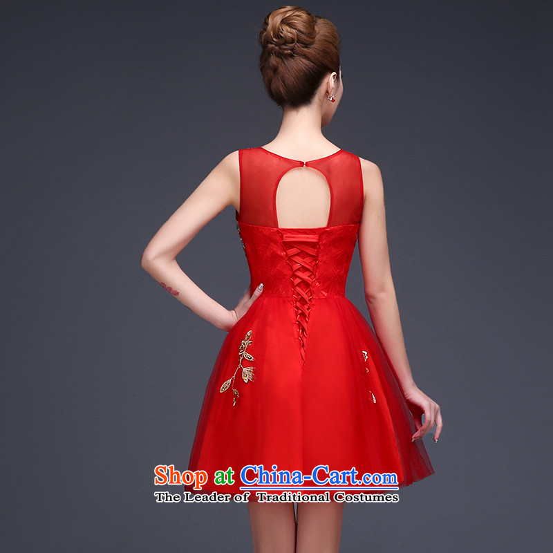 The autumn 2015 Autumn serving bows new 2 deep V bride toasting champagne shoulder red short of services and the small dining dress diamond dress female winter red XL( shoulders wing noble and elegant, Nicole Kidman (nicole richie) , , , shopping on the Internet