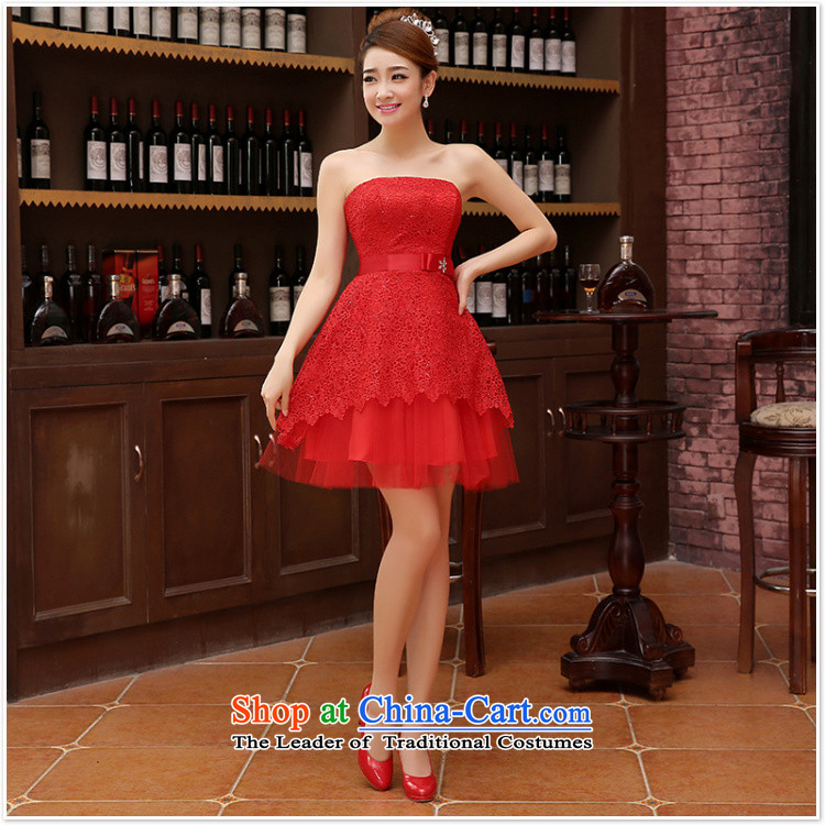 Charlene Choi Ling bridesmaid short of small dress skirt marriages wedding dress stylish lace bows serving dinner serving bridesmaid red s picture, prices, brand platters! The elections are supplied in the national character of distribution, so action, buy now enjoy more preferential! As soon as possible.