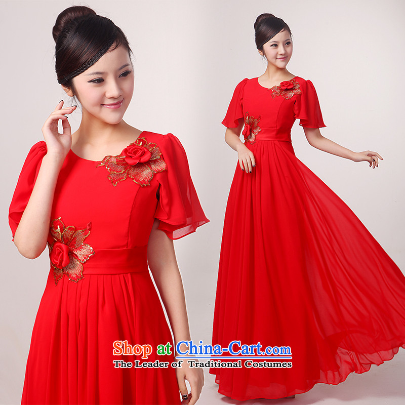 Charlene Choi Ling China Wind Flower large choirs manually services chorus girl long college students serving choral clothing custom white L, Charlene Choi Spirit (yanling) , , , shopping on the Internet