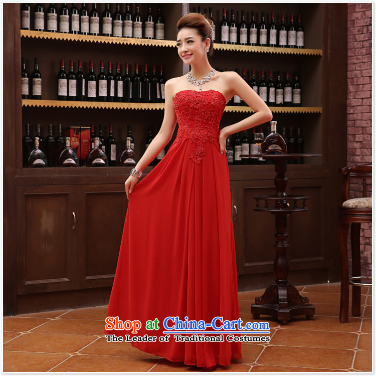 The autumn and winter bridesmaid mission dress red evening dresses skirts sister 2015 new wedding dresses long bridesmaid L picture, prices, brand platters! The elections are supplied in the national character of distribution, so action, buy now enjoy more preferential! As soon as possible.