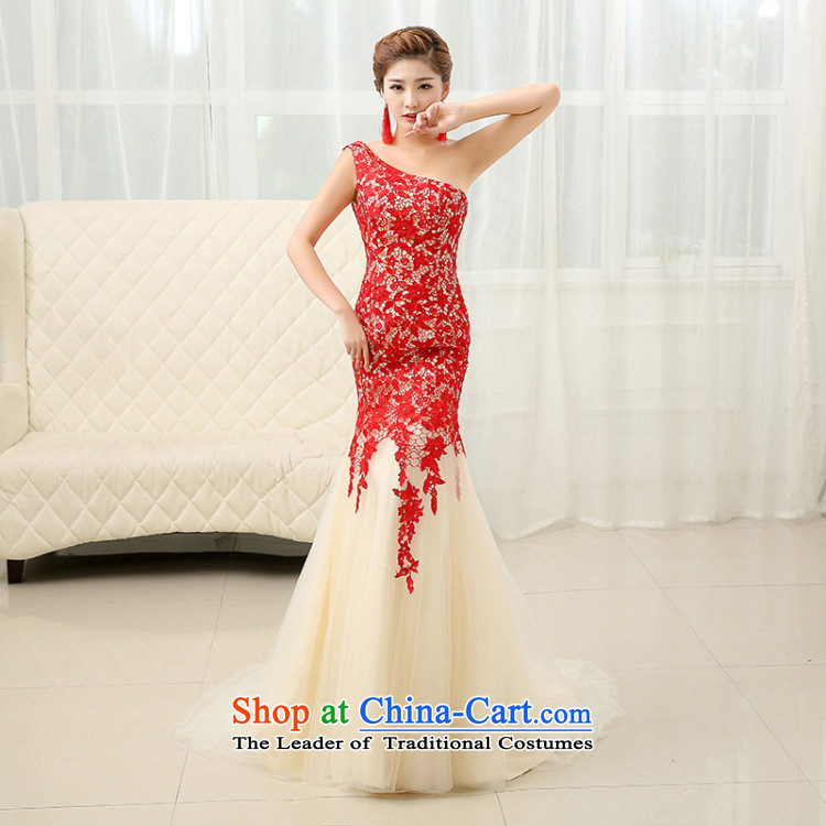 2015 Marriage bows to shoulder a crowsfoot dress Korean new strap evening dress thin LF264 Sau San video L pictures, prices, brand platters! The elections are supplied in the national character of distribution, so action, buy now enjoy more preferential! As soon as possible.